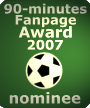 90-minutes - Fanpage Award 2007 - nominee