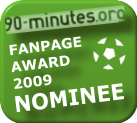 90-minutes.org - Fanpage Award 2009 - nominee