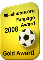90-minutes.org - Gold Fanpage Award 2008